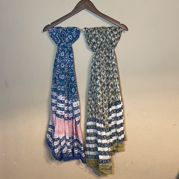 Dean Alan Accessories - 2 x Indian Print Scarves🧣